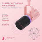 FEELWORLD PM1 XLR USB Dynamic Microphone Gifts - Image 2