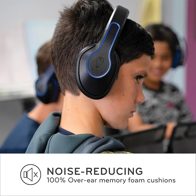ThinkWrite Technologies REVO TW300, Premium Wired Over-Ear Headphones, Noise - Image 2