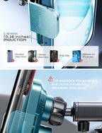CHGeek Wireless Car Charger, 15W Fast Charging Auto Clamping Car Charger Phone - Image 4