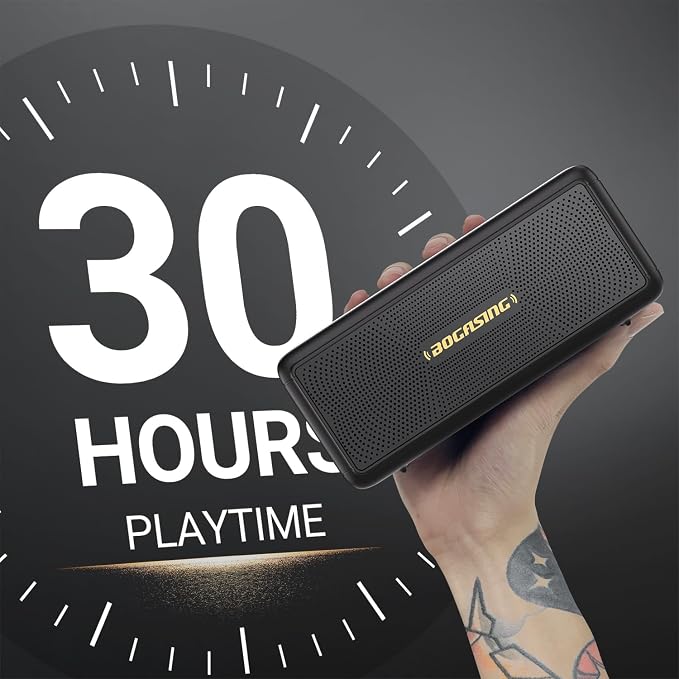 BOGASING Bluetooth Speakers, M5 Portable Wireless Speaker - Image 4