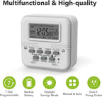 BN-LINK Digital Timer Outlet 7 Day Programmable Digital Outlet Timer - Image 7