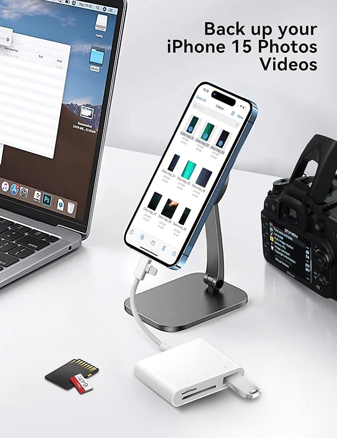 SD Card Reader for iPhone, SD Card Adapter - Image 7
