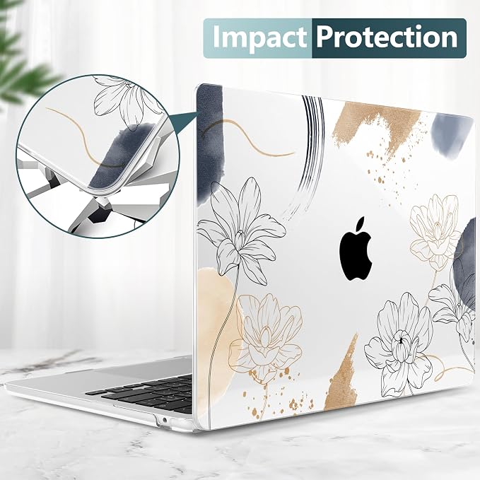 TWOLSKOO Compatible with M4 MacBook Air 15 inch Case 2025-2023 Released Model - Image 6