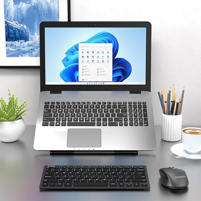 Arteck 2.4G Wireless Keyboard Ultra Slim and Compact Keyboard - Image 7