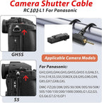 for GH Cameras Shutter Wire Remote Control RC101-L1 T0 GH5S S5 S5M2X S5II GH4 - Image 8