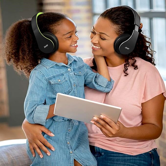 ZIHNIC Bluetooth Headphones Over-Ear, Foldable Wireless and Wired Stereo - Image 5