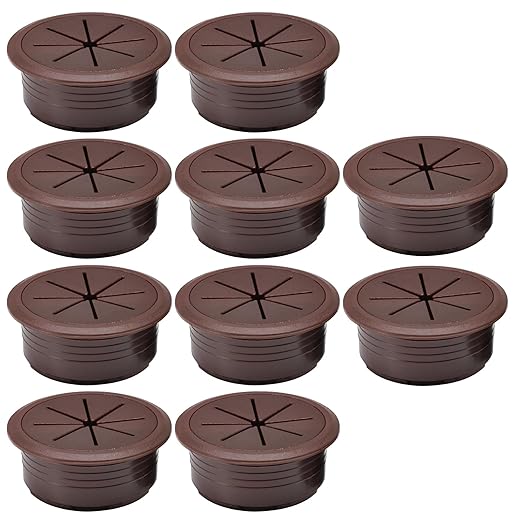 10 Pcs Desk Grommet 2" / 50 mm, Desk Hole Cover by EASYEAH