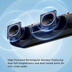 MZEIBO Sound Bar, 50W for Smart TV Bluetooth 5.3 Speaker 17 Inch TV Speaker - Image 2