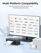 SVANTTO Y42BT Bluetooth Thermal Label Printer, 4x6 Shipping Label Printer - Image 6
