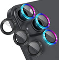 AGVEE 3+3 6 Pack for iPhone 15 6.1" / 15 Plus 6.7" Camera Lens Cover Protector by AGVEE