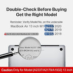CISSOOK Compatible with MacBook Air 13 inch Case 2021 2020 2019 2018 Release - Image 2