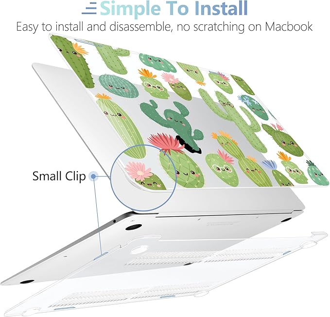 MEEgoodo for MacBook Air 13.3 inch Case 2021 2020 2019 2018 A2337 M1 A2179 A1932 - Image 4