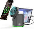 QFUP 5 in 1 Charging Station for Apple iPhone MagSafe Charger, Fast Wireless by QFUP
