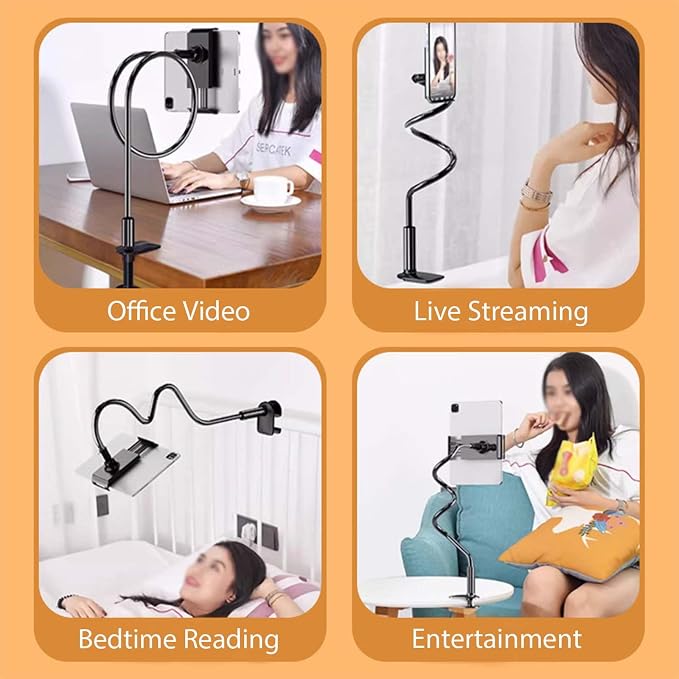 Phone Holder, gooseneck Phone Holder, 360° Rotate Support Rod One-Hand - Image 4