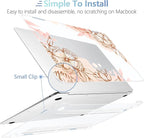 MEEgoodo for MacBook Air 13.3 inch Case 2021 2020 2019 2018 A2337 M1 A2179 A1932 - Image 4
