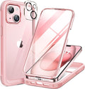 Miracase Glass Series Designed for iPhone 15 Plus Case 6.7', Full-Body Military by Miracase