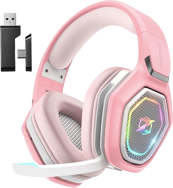 2.4GHz Gaming Headset Wireless by Ozeino