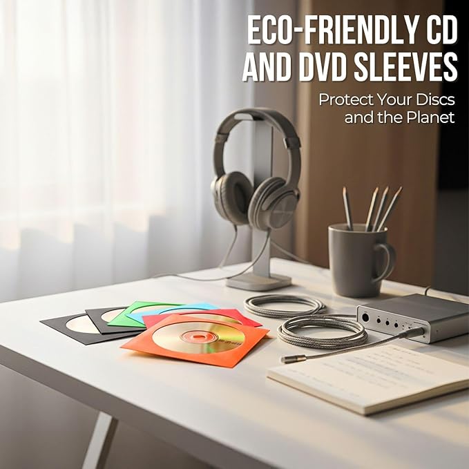 Flexzion DVD CD Sleeves 100 Pack - Image 2