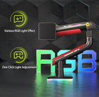 RGB Gaming Monitor-Arm for Flat/Ultrawide/Curved Monitors 32 to 60 inch - Image 6