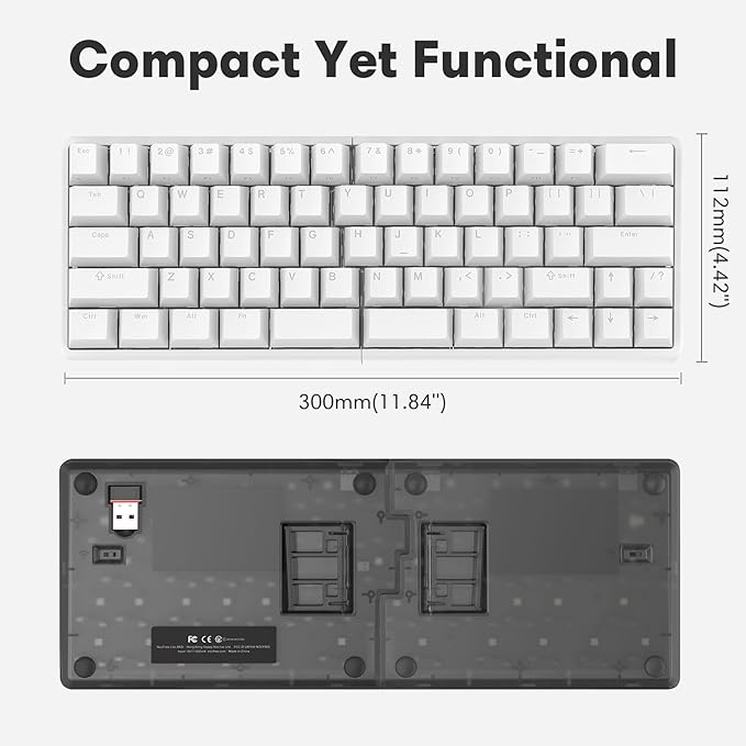 Wireless Ergonomic Split Mechanical Keyboard - Image 6