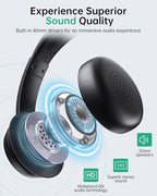 Wireless Headset with Mic for Work with AI Noise Cancelling Mic for Clear Calls - Image 4