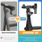 Keyboard Stand Piano w/ Wheels Duty Piano Stand Z Style Adjustable Keyboard - Image 3