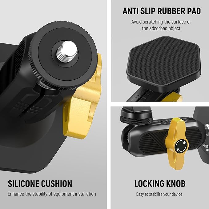 Neewer Magnetic Action Camera Car Mount Kit - Image 7