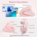 TECKNET Ergonomic Mouse Wireless, Rechargeable Mouse Wireless Silent - Image 6