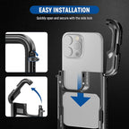 NEEWER 16 Pro Max Cage with Two Quick Release Side Handles, Phone Video Rig Kit - Image 2