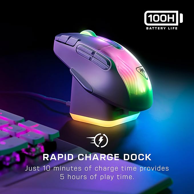 Turtle Beach Kone XP Air Wireless Customizable Ergonomic RGB Gaming Mouse - Image 4