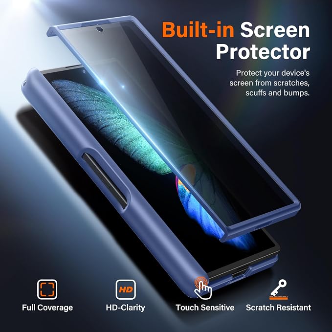 MOBOSI for Z Fold 6 Case with Privacy Screen Protector, Shockproof Phone Cover - Image 9