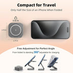 5-in-1 Wireless Charger for MagSafe, AC ISLAND Portable Travel Charging Station - Image 7