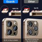 Esanik Upgrade 2 Pack for iPhone 16 Pro/iPhone 16 Pro Max Camera Lens Protector - Image 3