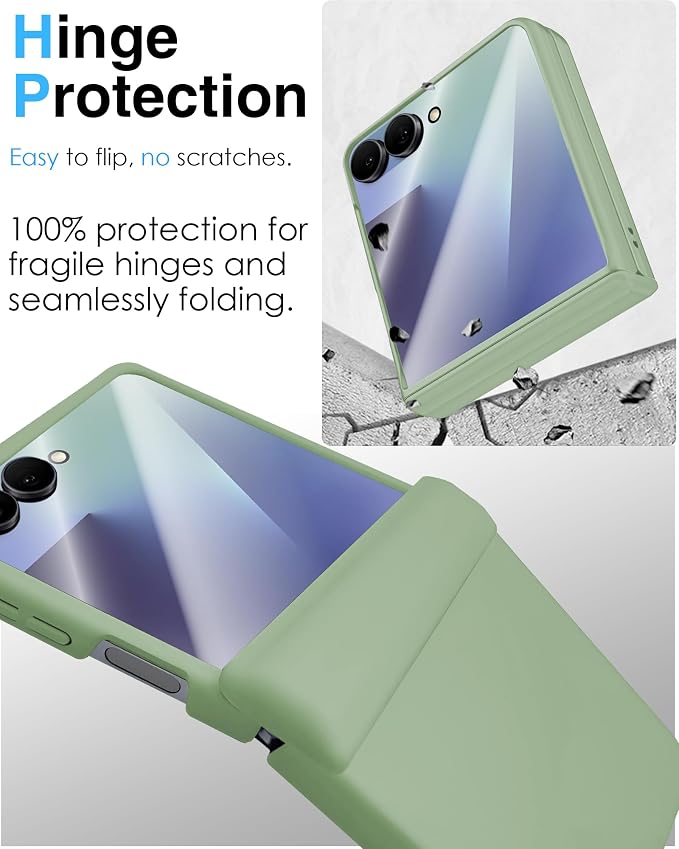 STORMTAL for Samsung Galaxy Z Flip 7 Case, Hinge Protection, Built-in Screen - Image 3