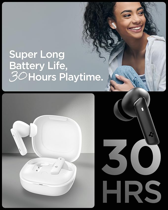 Spigen True Wireless Earbuds, Active Noise Cancellation Bluetooth Headphones - Image 5