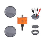 Desk Grommet 2-3/8 inch with Hole Saw, Desk Cord Hole Cover Grommet by VIKITONHOLESAW