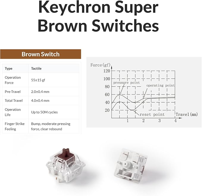 Keychron K2 75% Layout QMK Wireless and Wired Options Mechanical Keyboard Super - Image 5