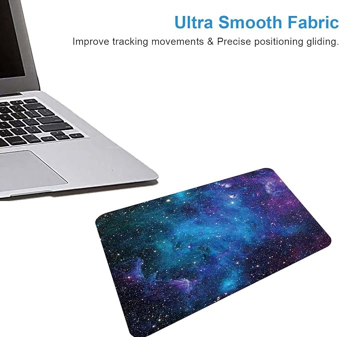 Gaming Mouse Pad, Galaxy Stars Mouse Pad, Mouse Mat Square Waterproof Mouse Pad - Image 4