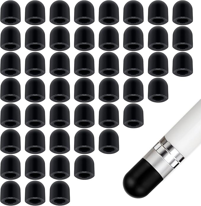 50Pcs Replacement Nibs for Touch Screen Pen, Rubber Tips for Stylus Pens by Unknown