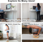StrongTek Ergonomic Wood Foot Rest - Image 7
