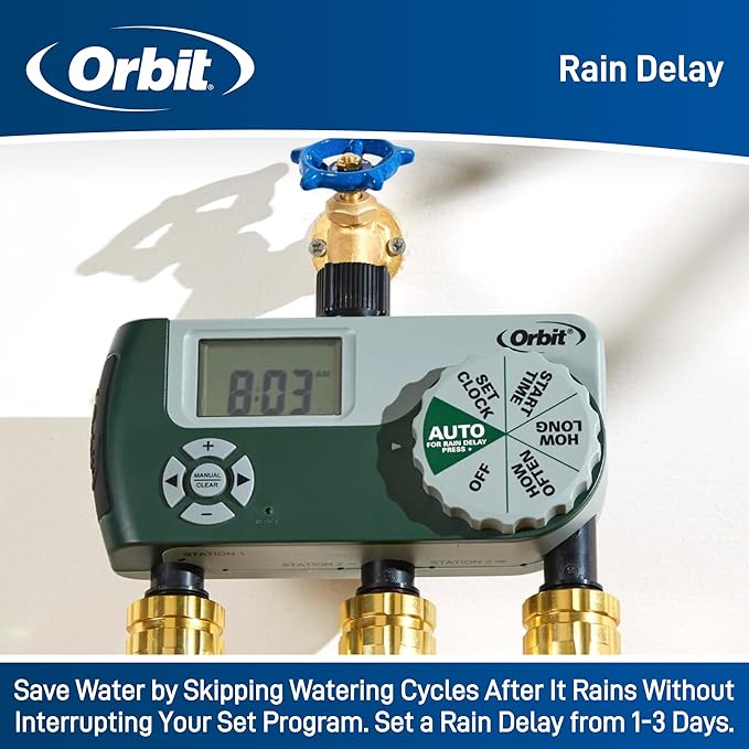 Orbit 56082 3-Outlet Hose Watering Timer - Image 6