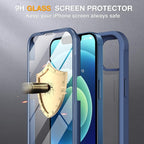 Miracase Glass Series for iPhone 12/12 Pro Case 6.1 inch, Upgraded Full-Body - Image 5