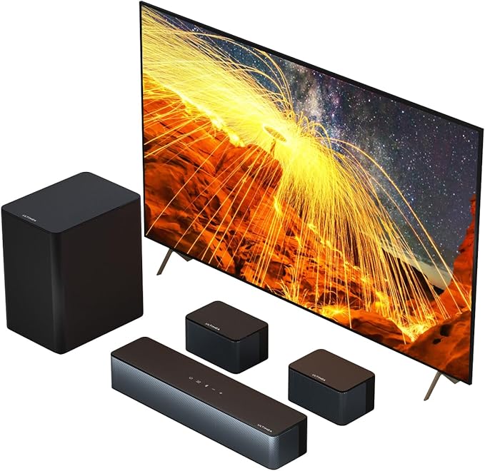 ULTIMEA 5.1 Virtual Surround Sound Bar, 320W Home Theater Surround System by ULTIMEA