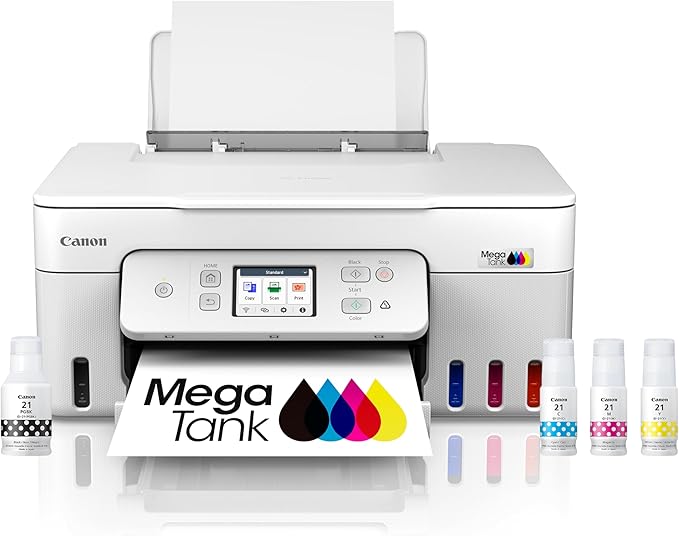 Canon Megatank G3290 All-in-One Wireless Supertank Printer | Print, Copy Scan | by Canon