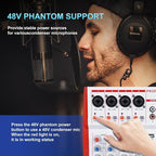 MW-6 6 Channel Professional DJ Audio Mixer, Portable Controller Mixer - Image 7