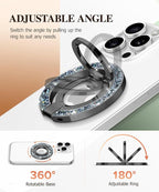 GVIEWIN Magnetic Phone Ring Holder, Compatible - Image 3