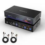 TESmart 8K@60Hz HDMI KVM Switch 2 Computers 1 Monitor, USB 3.0 HDMI KVM Switch by TESmart