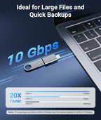 Syntech USB C to USB Adapter Pack of 2, USB 3.0 Female to Thunderbolt 4/3 - Image 3