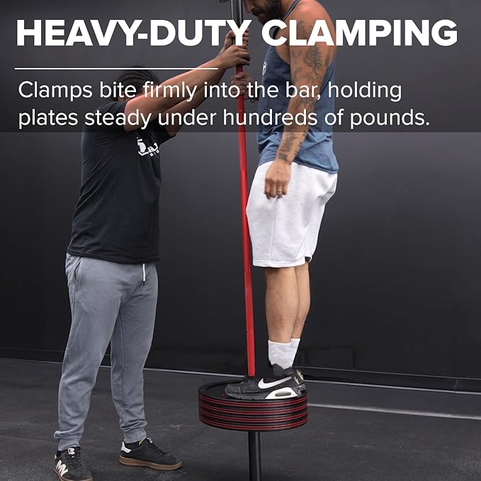 RapidGrip™ Barbell Collars – Automatic Locking Barbell Clamps - Image 5