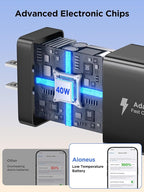 40W USB C Charger Cube, Samsung S25 S24 S23, Cellphones Charger - Image 4